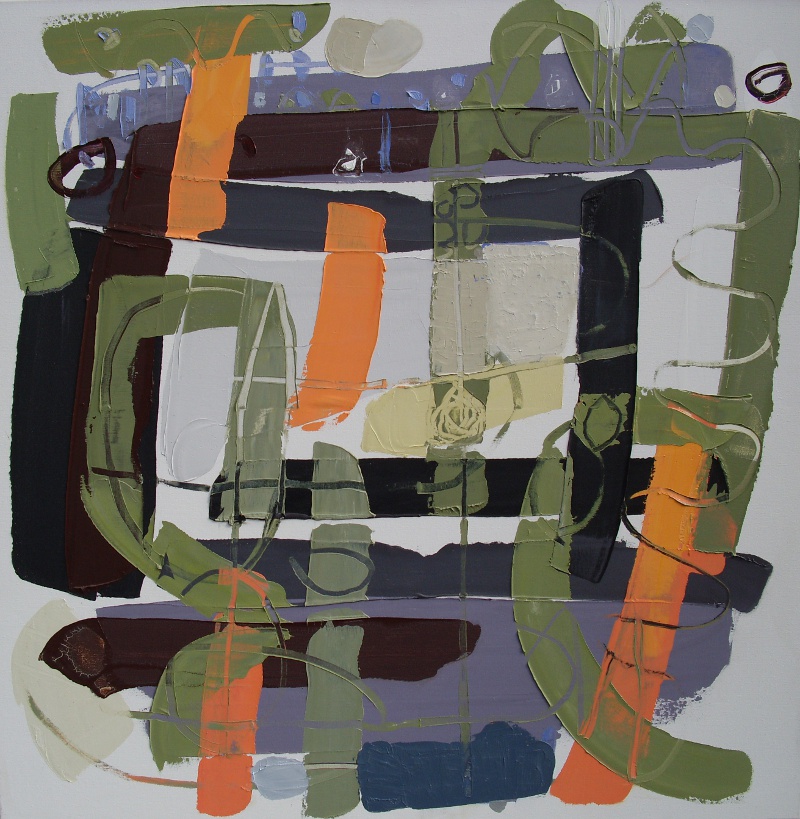 Untitled, oil on canvas, 90 x 90cmm, 2017 by Chistopher Good